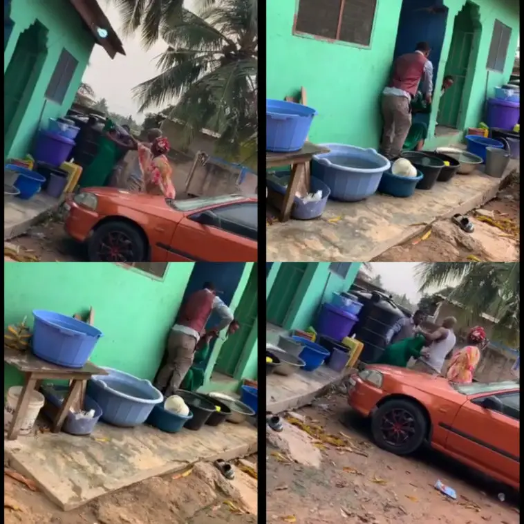 Video of A Man Beating His 3 Months Pregnant Wife Goes Viral