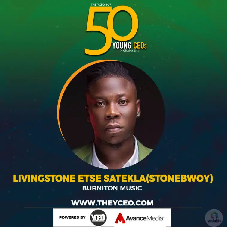 Stonebwoy, Richie Mensah, Roberta Annan and others make 2019 Top 50 Young CEOs in Ghana List
