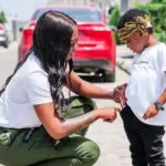 Tiwa Savage rents entire cinema for son to watch The Lion King
