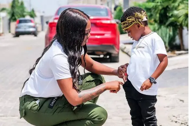 Tiwa Savage rents entire cinema for son to watch The Lion King