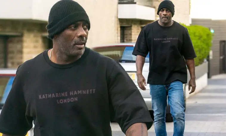 Idris Elba Makes First Public Appearance In London After Coronavirus Recovery