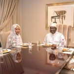 Bawumia shares lovely photos of wife and kids having dinner