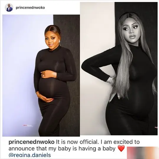 Regina Daniels is heavily pregnant