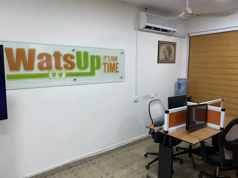 WatsUp TV outdoors new Office & Studio