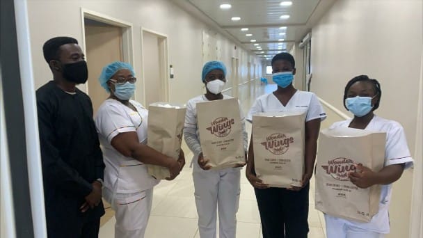 Wonder Wings : Accra-Based Food Chain Provides Food For Frontline Workers After Gary Al-Smith Exposed Officials 2 Wonder Wings