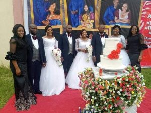 Two sets of triplets marry each other on the same day (Photos) 3 triplets marry each other