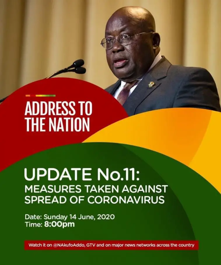 COVID-19 Update 11 with Akufo-Addo