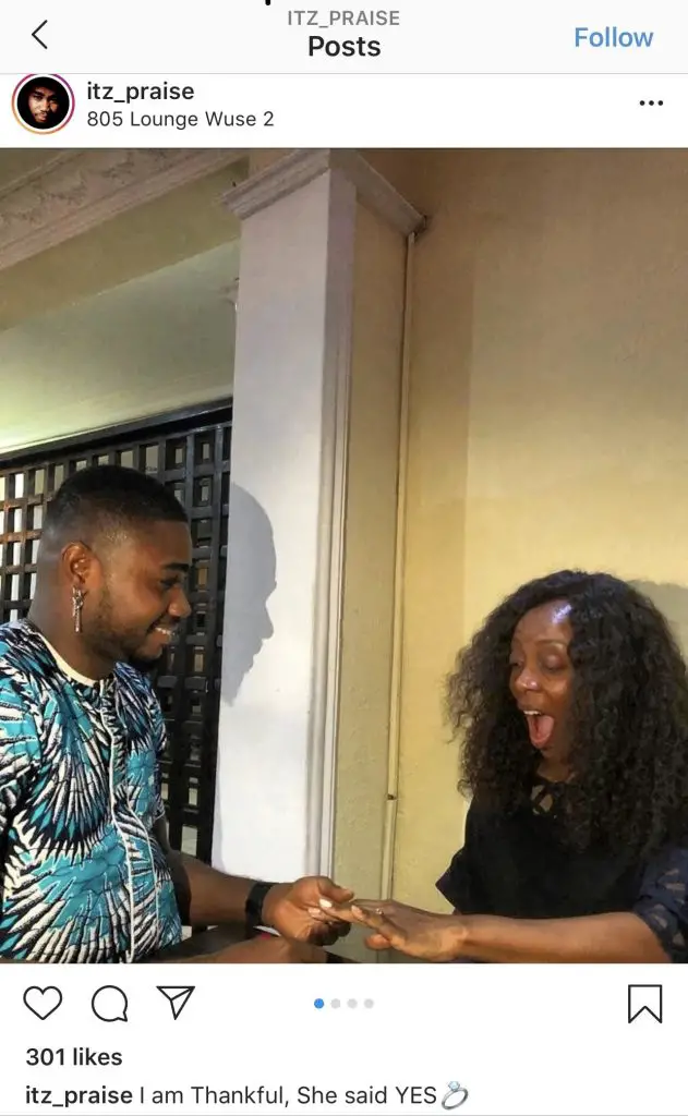 photos of bbnaija housemate praise with wife and kid pop up after he said he is single 3 scaled