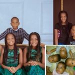 Proud Mother celebrates her quadruplets