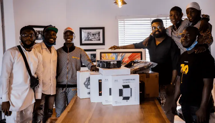 Ikorodu Bois receive high-tech equipment from Netflix to boost content creation