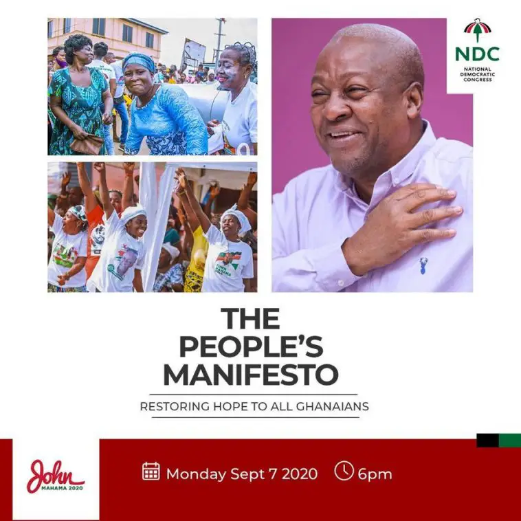 NDC 2020 Manifesto Launch