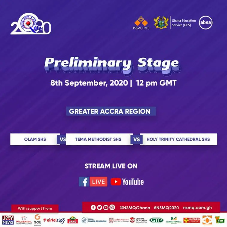 NSMQ2020 Prelims Contest