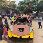 18-Yr-Old BECE Graduate of Cosmos International School, Kelvin Odartei Builds Own Car