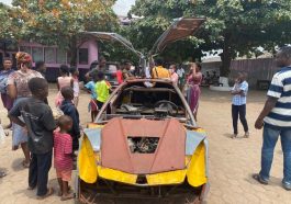 18-Yr-Old BECE Graduate of Cosmos International School, Kelvin Odartei Builds Own Car