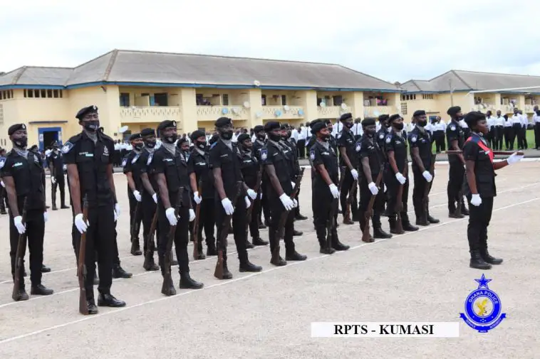 Ghana Police Service Passes Out 1,183 Recruits