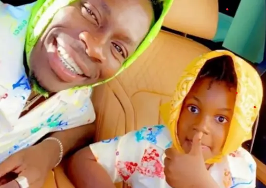 Shatta Wale, Majesty share ‘daddy and son’ moment