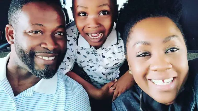 Adjetey Anang flaunts wife and kid in new photo