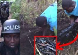 Watch How Ghana Police Retrieved Stolen Guns By Secessionists