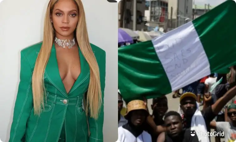 Beyonce Reacts To Peaceful #EndSars Protest In Nigeria