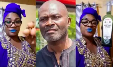 Kennedy Agyapong’s Baby Mama Puts An Egg Inside Her Pants As She Invokes Curses