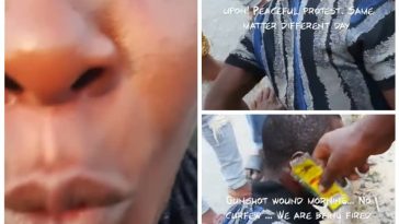 They Are Still Shooting at Lekki This Morning – DJ Switch Says As She Shares Video of a Gunshot Victim