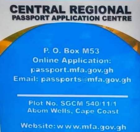 Central Regional Passport Application Center