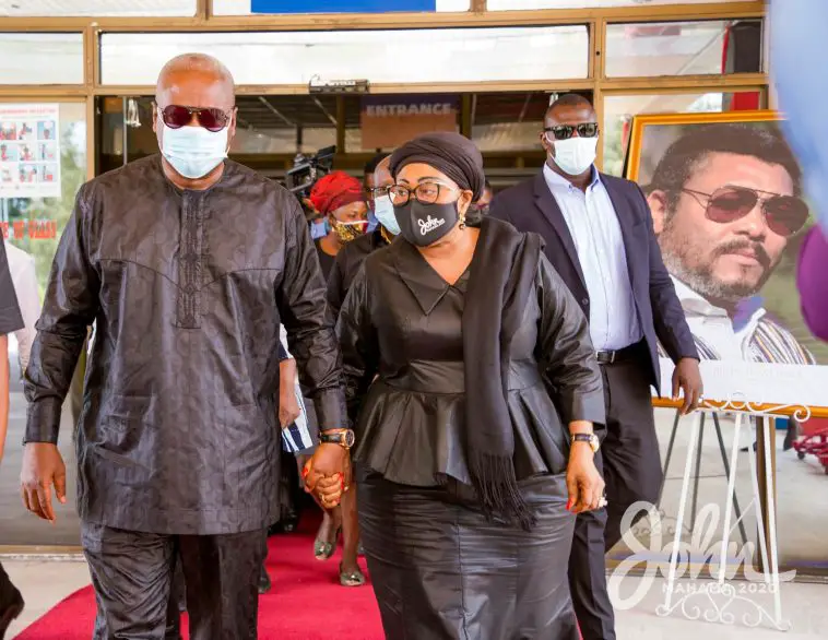 Rawlings’ Family Visits John Mahama To Discuss Funeral Preparations