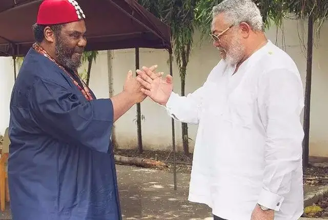 My dear friend is gone’ – Nollywood’s Pete Edochie mourns J.J Rawlings