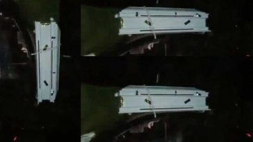 Man Caught Carrying White Coffin At Midnight