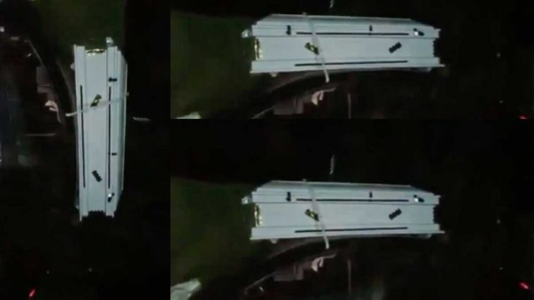 Man Caught Carrying White Coffin At Midnight