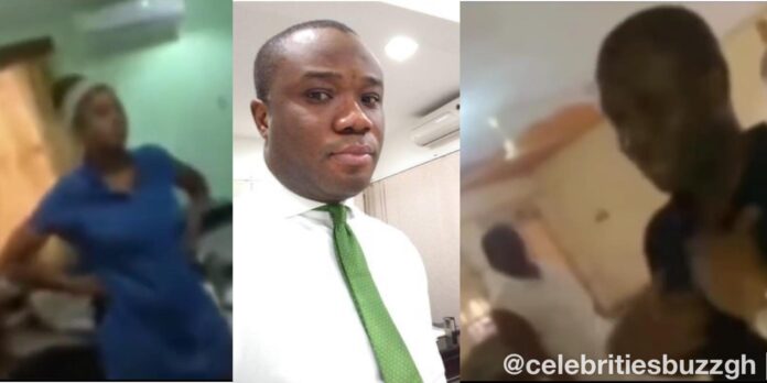 Felix Kwakye Ofosu Allegedly Caught In An Engaged Woman’s Bedroom At Dawn ( Video )