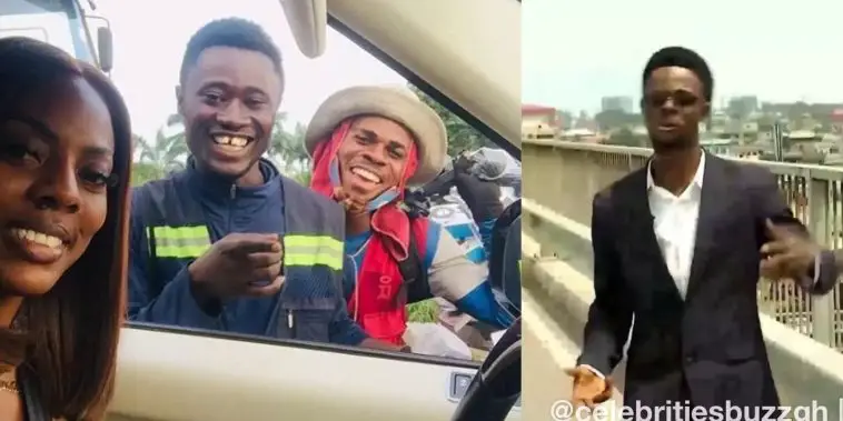 Nana Aba Anamoah Transforms Street Boy’s Destiny From Street Hawker To TV Presenter