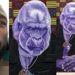 Burna Boy Replies Artist Who Drew Him As A Gorilla