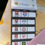 Akufo Addo’s Picture Cut Out From Two Ballot Papers
