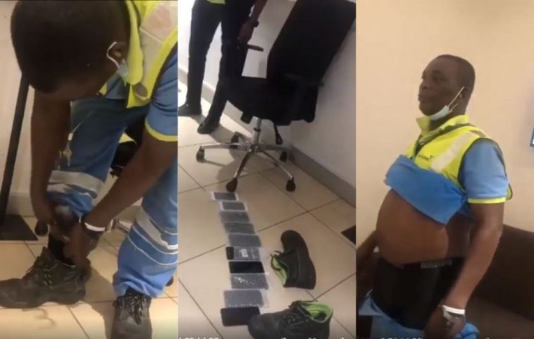 Kotoka International Airport Staff Caught With 10 Stolen iPhones In His Socks