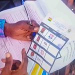 Tension In Sunyani West As EC Issue Alleged Already Thumb-Printed NPP Ballot Papers – Photo