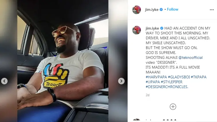 Jim Iyke Recounts Near Death Experience