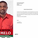 John Dumelo writes to EC seeking recount of ballot