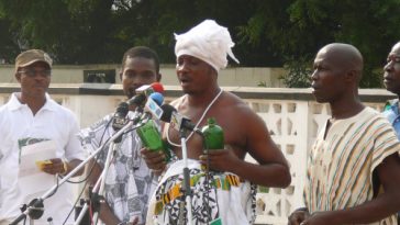 Libation In Ghana