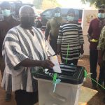 Dr. Bawumia Casts Ballot In Walewale
