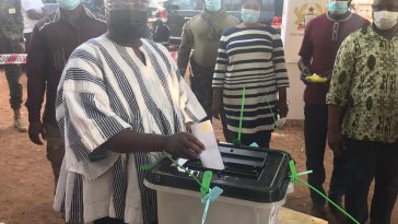 Dr. Bawumia Casts Ballot In Walewale