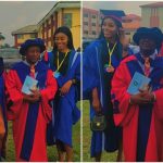 Father Graduates His 2 Daughters