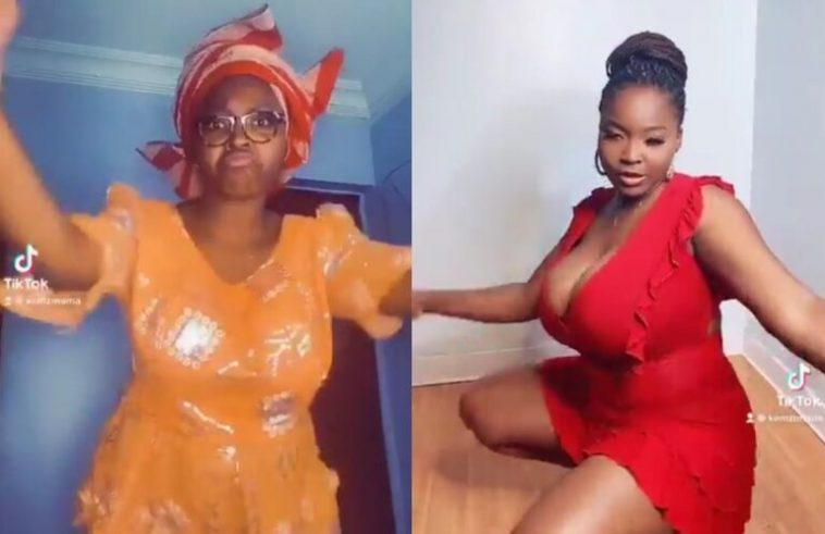 Reactions As Comedienne Mummy Wa Transforms To Real ‘Freaky Freaky’ In #BussItChallenge (Video)