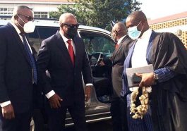 Mahama Arrives At The Supreme Court As Pre-Trial Hearing Begins Today