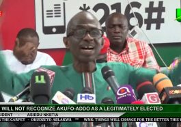 We Still Don’t Regard You As President – NDC To Akufo-Addo