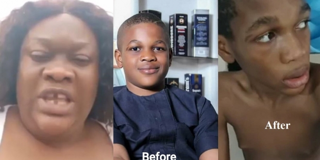 Deborah Okezie alleges a doctor sneaked in, masked up and tried injecting her son