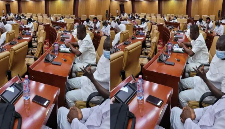 NPP MPs arrive 4am in Parliament today to occupy Majority side