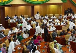 Drama in parliament as NDC MPs takeover NPP MPs’ seats