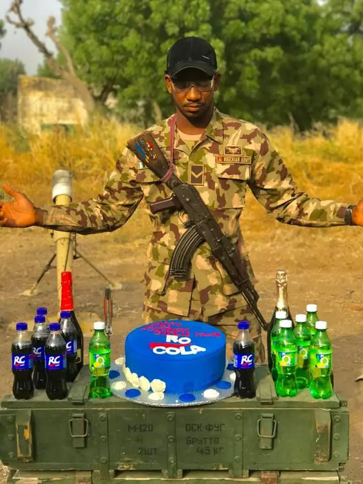 soldier cake