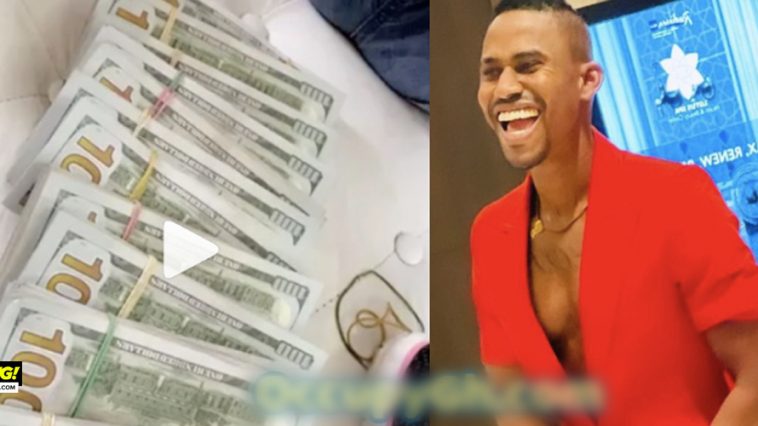 Ibrah One Flaunts Whopping $100,000 Dollars In Cash